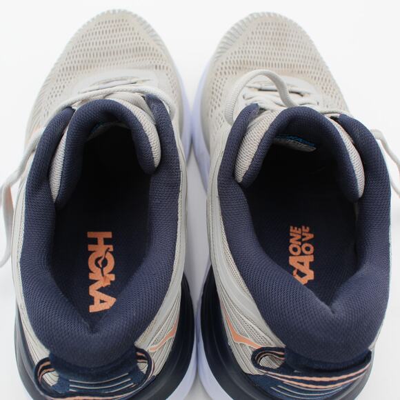 Hoka One One Bondi 7 Running Shoes Womens 8 Gray Comfort Sneaker Trainer - Picture 9 of 10